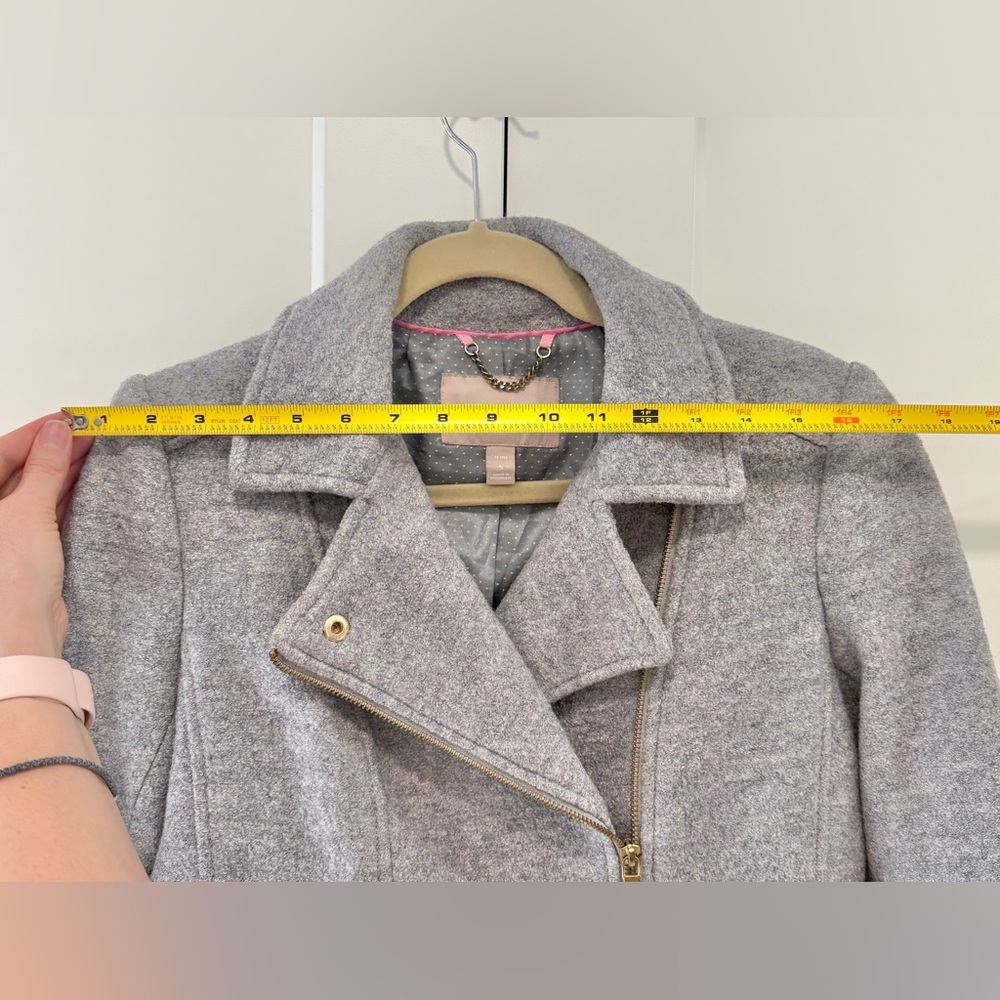 Grey Wool Banana Republic Coat (S) Petite size - Picture 12 of 12